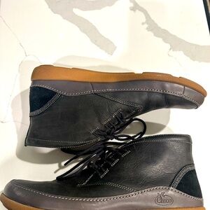 Black Leather Men's Shoes